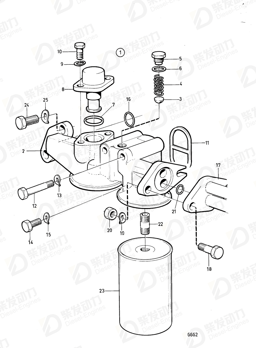 VOLVO Housing 468649 Drawing